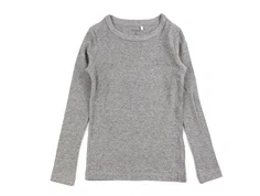 Name It grey melange rib top